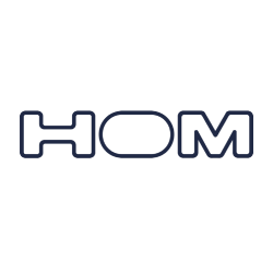 HOM logo in visible one