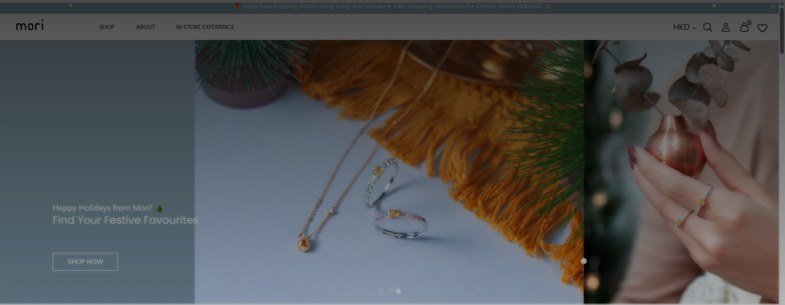 Mori website homepage banner image