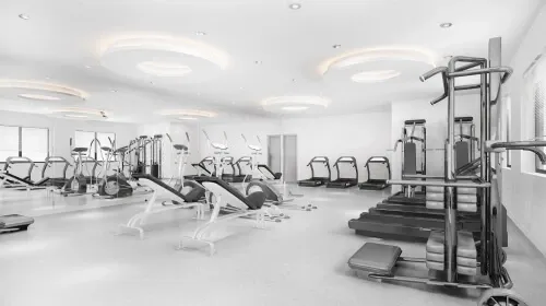 modern, minimalist gym
