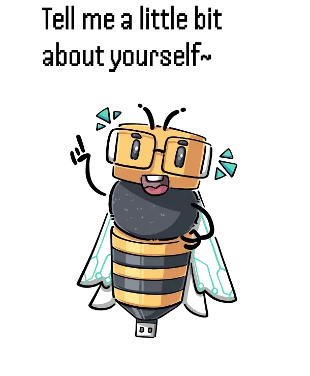 talking bee illusion in visible one